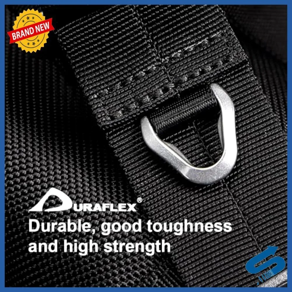 CORDURA Nylon Crossbody Sling Bag with Magnetic Buckle Multi-Pocket